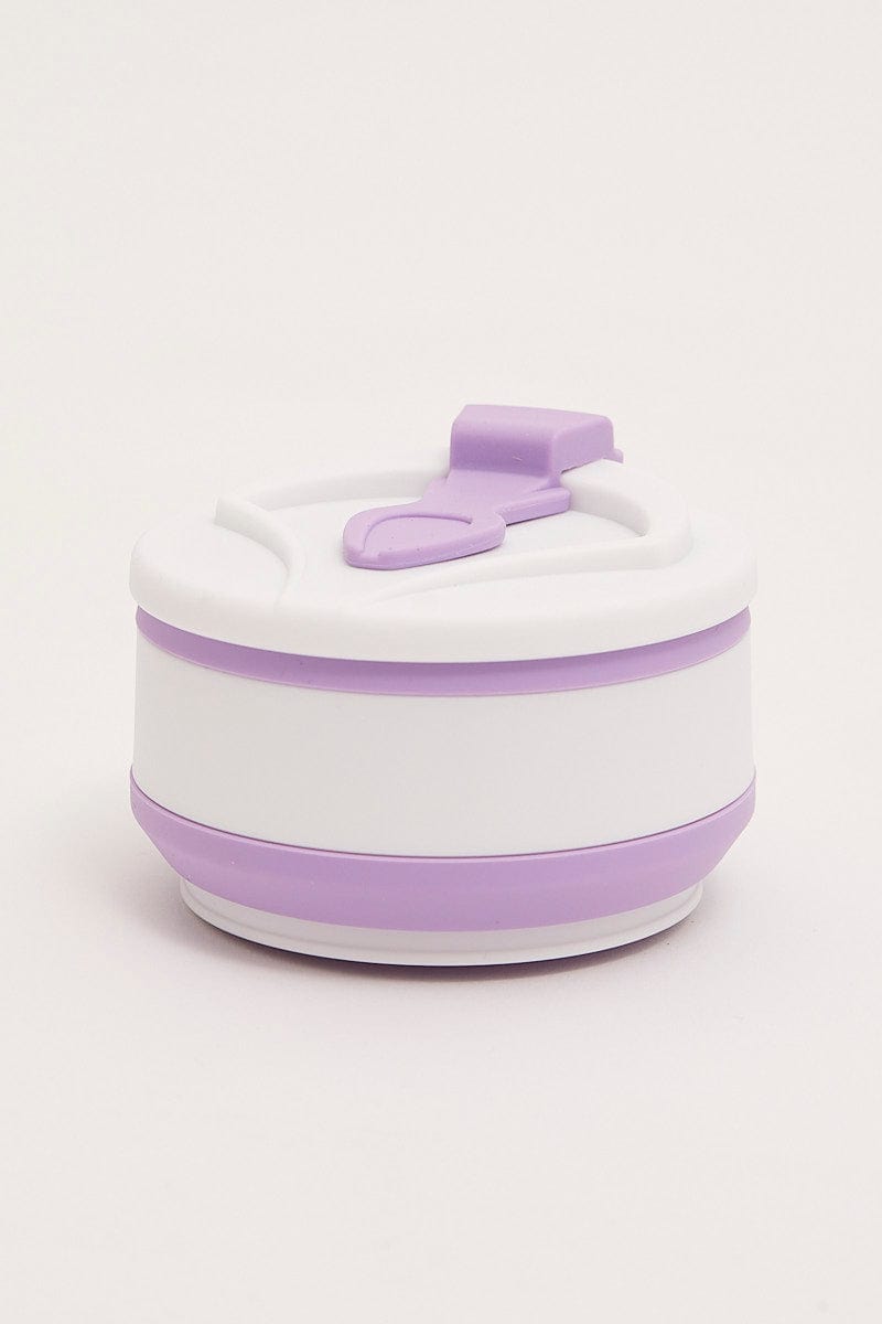 TRAVEL Purple Travel Silicone Folding Cup for Women by Ally