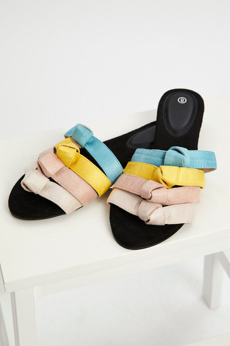 Multi Knot Flat Slides from Ally Fashion