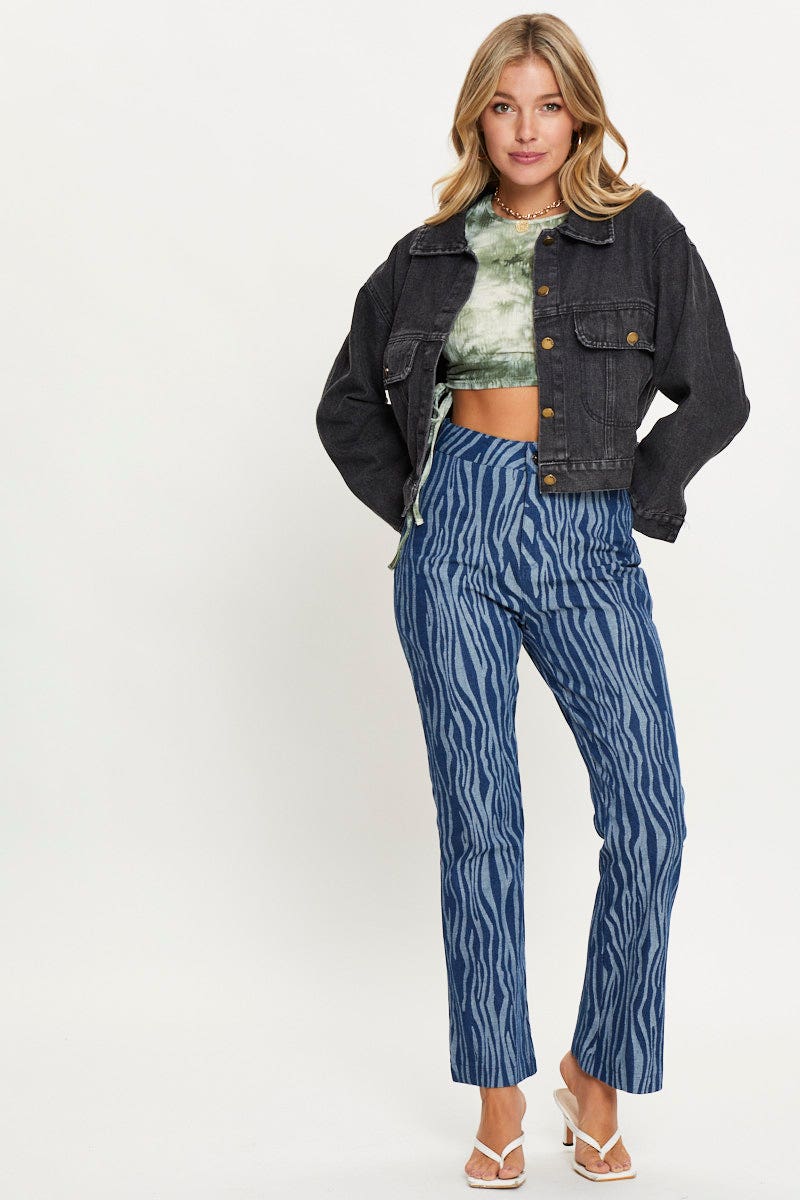 Women’s Blue Denim Jeans | Ally Fashion