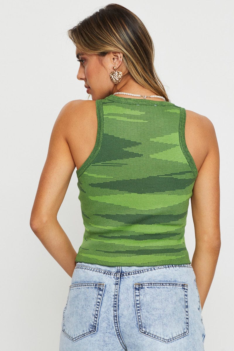 Women’s Green Knit Top | Ally Fashion