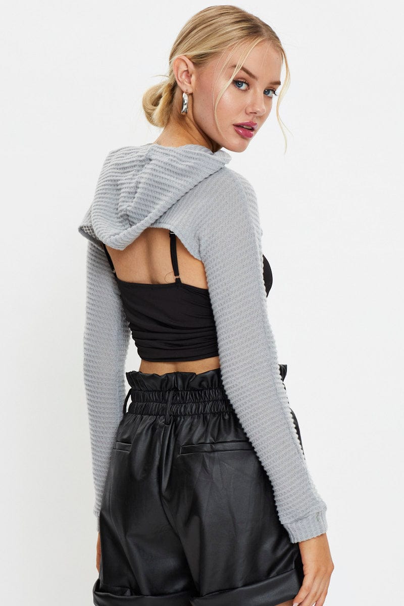 Crochet Ultra Cropped Sweatshirt Super Best Sale Cropped Sweater
