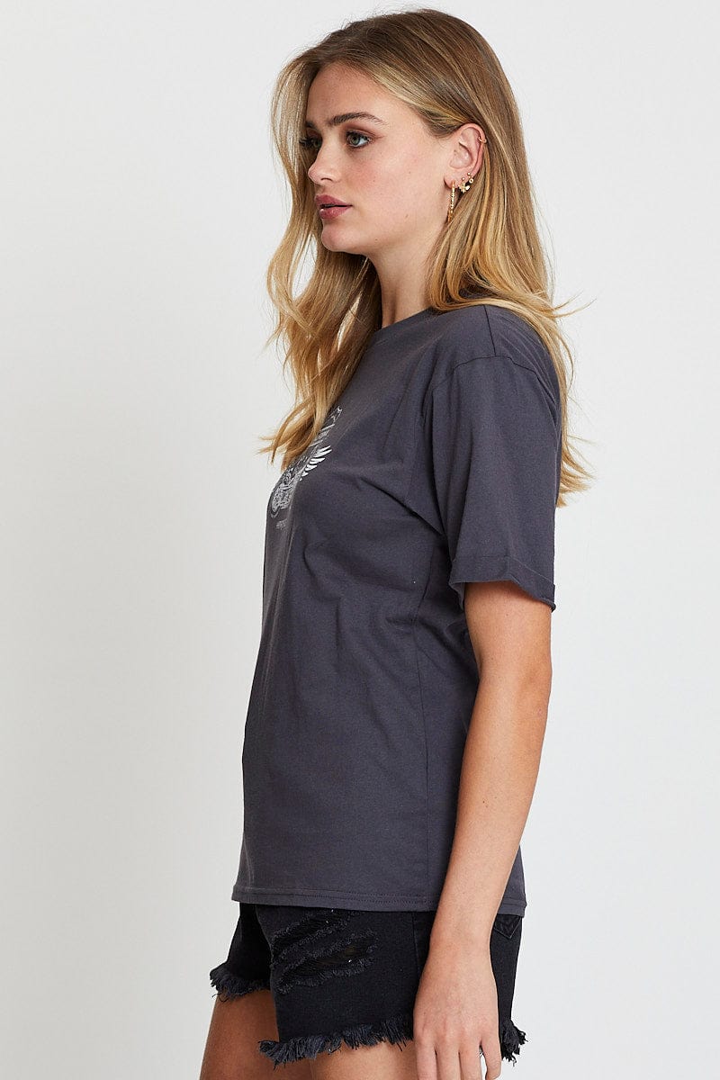 Women’s Grey T Shirt | Ally Fashion