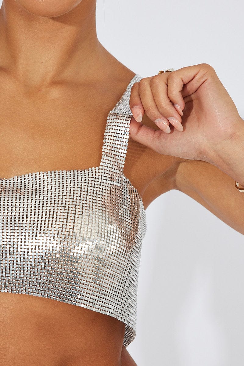 Crystal Chainmail Top – V Fashion Co.