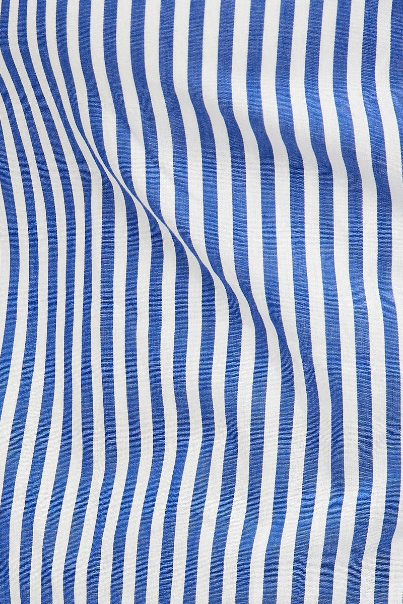 Blue Stripe Shirt Long Sleeve Stripes for Ally Fashion