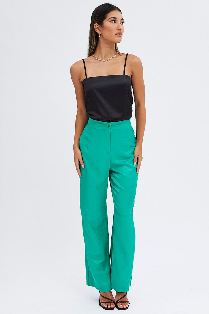 Black Cami Sleeveless Longline Tunic Top for Ally Fashion