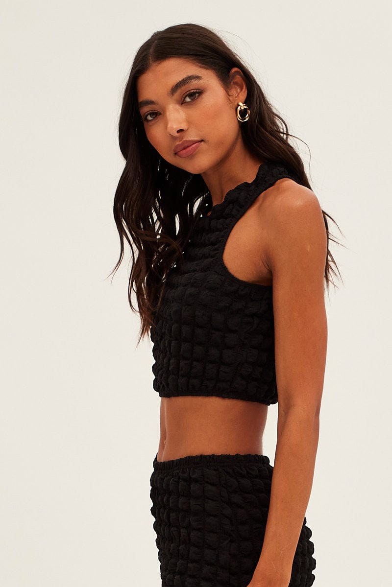 Black Crop Top for Ally Fashion