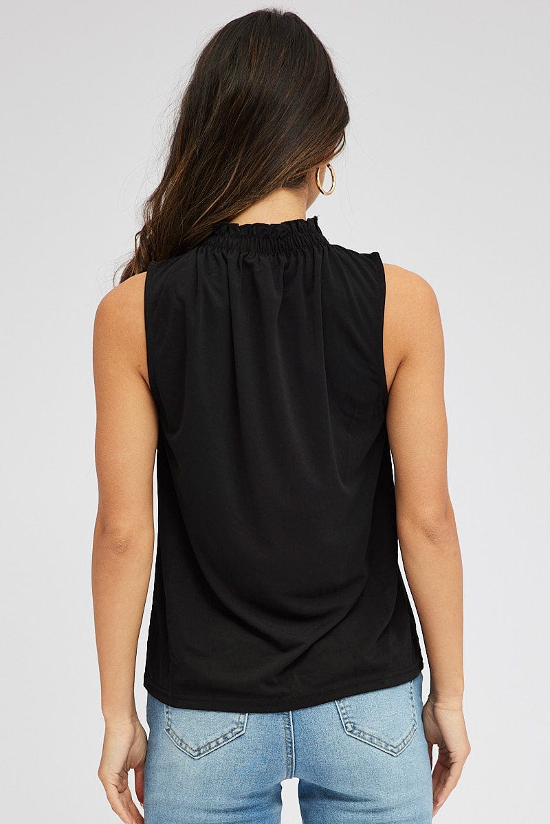 Black Top Sleeveless for Ally Fashion