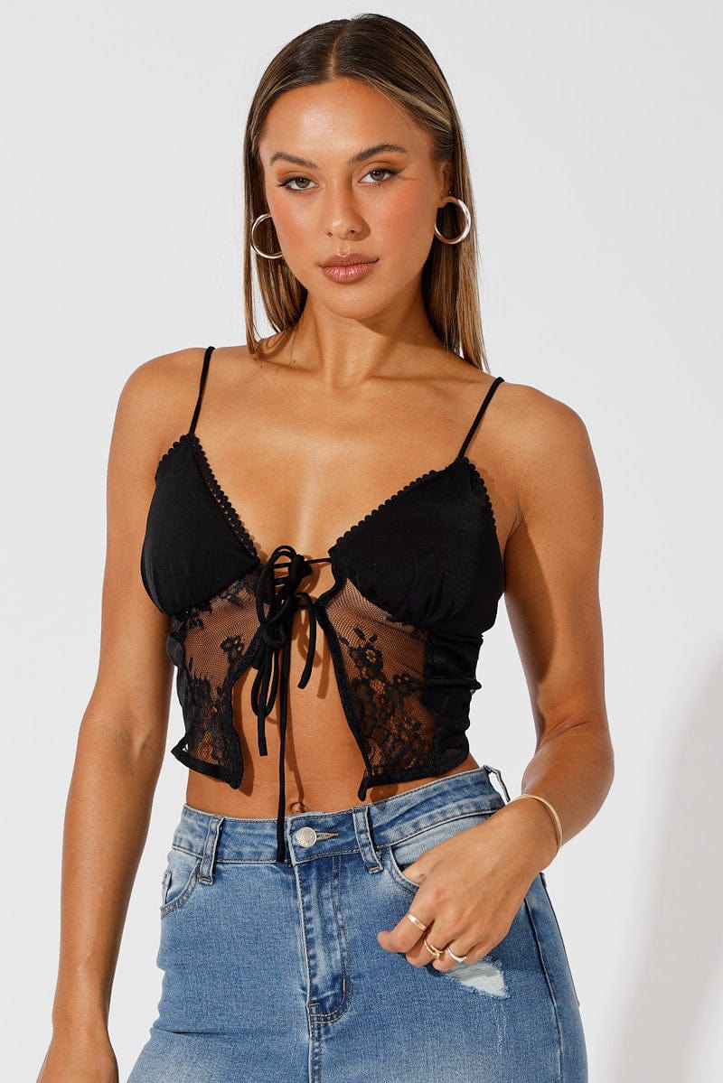 Black Cami Top for Ally Fashion