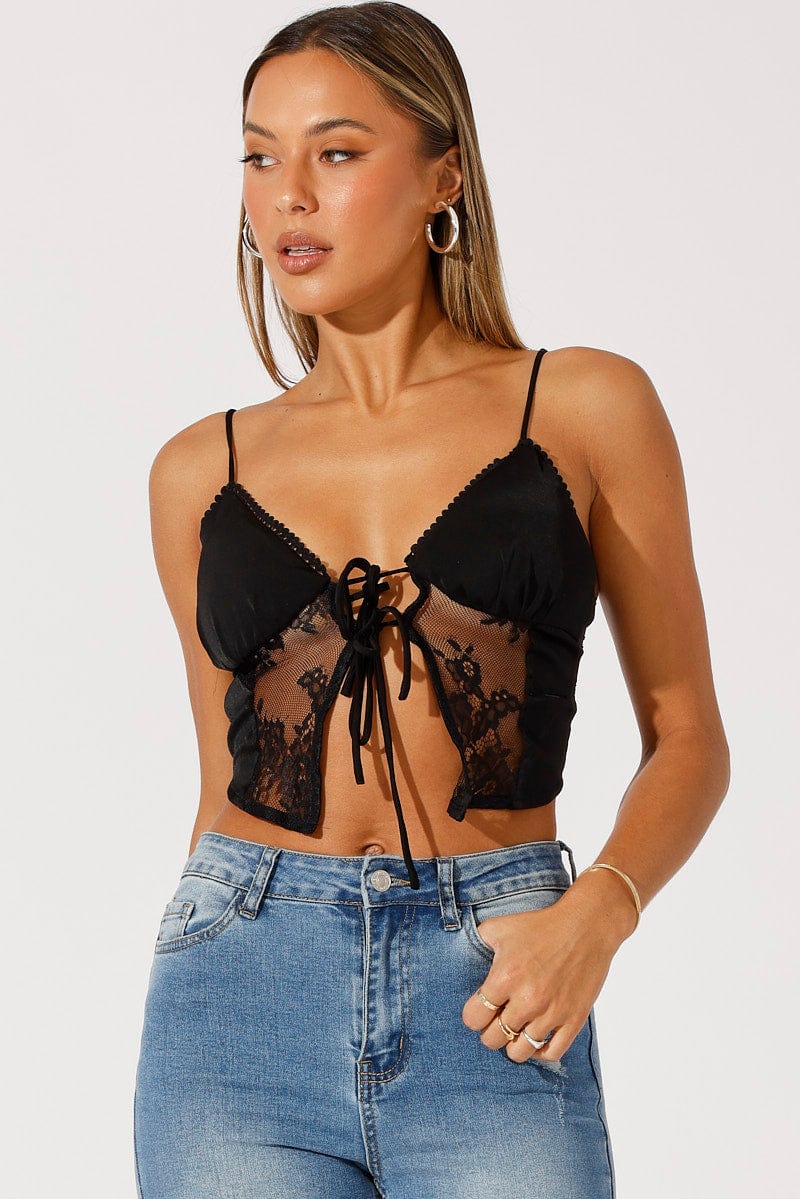 Black Cami Top for Ally Fashion