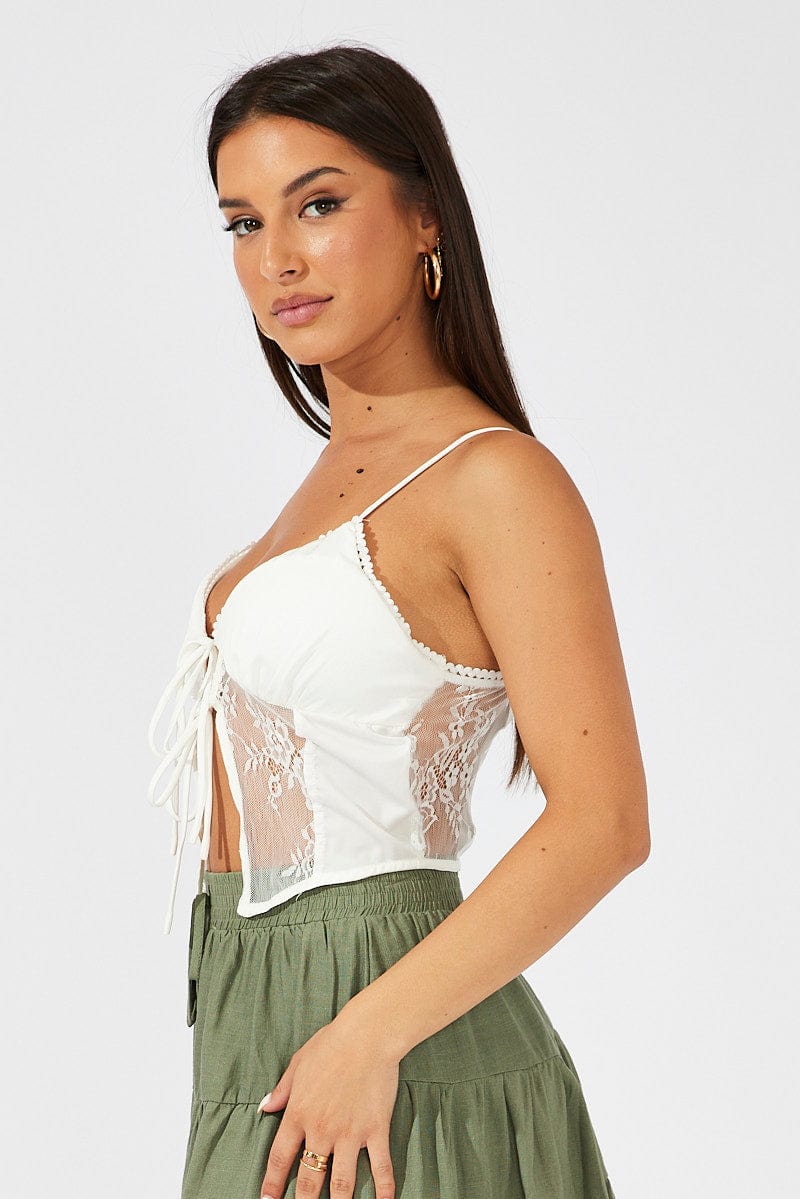 White Cami Top for Ally Fashion