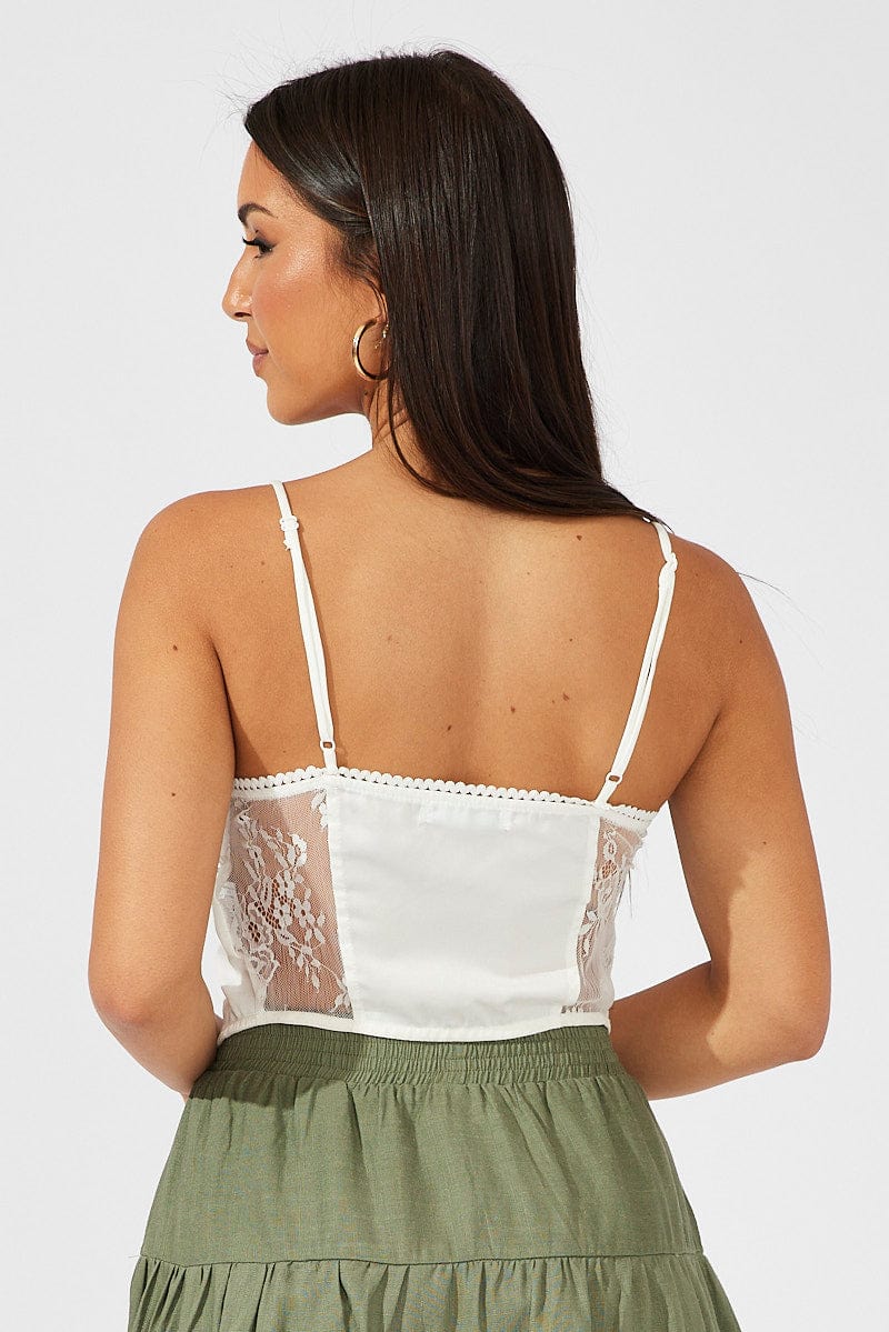 White Cami Top for Ally Fashion