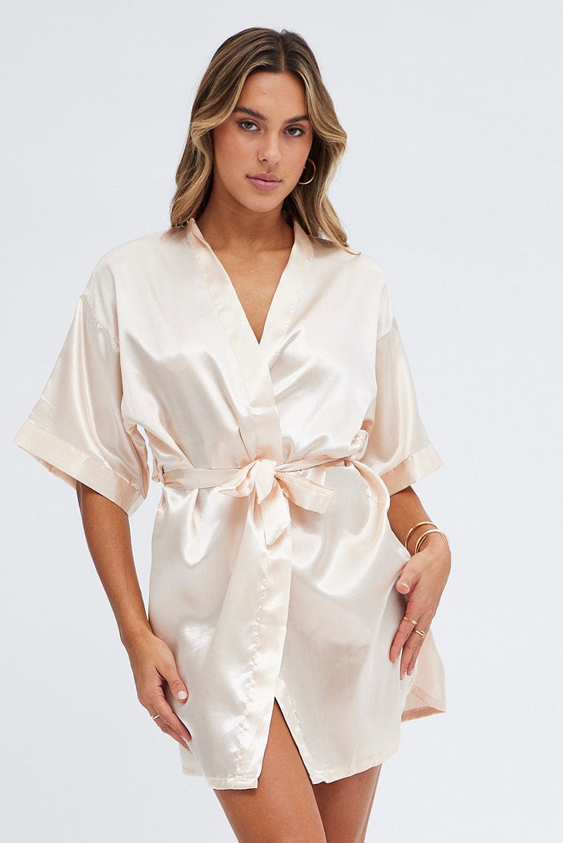 Nude Bridesmaid Nightgown for Ally Fashion