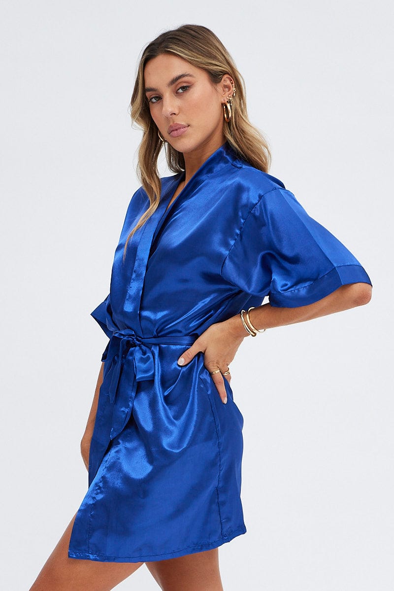 Blue Bridesmaid Nightgown for Ally Fashion