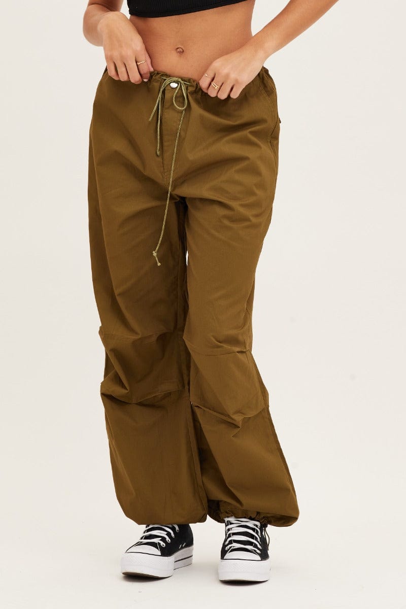 Green hot sale khakis women's